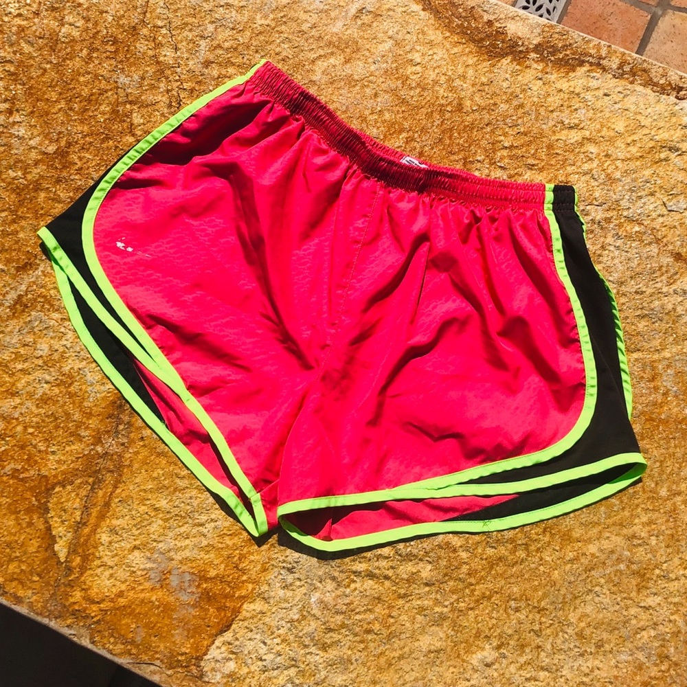 SOLD!! Dri-fit x large, neon pink, green and black